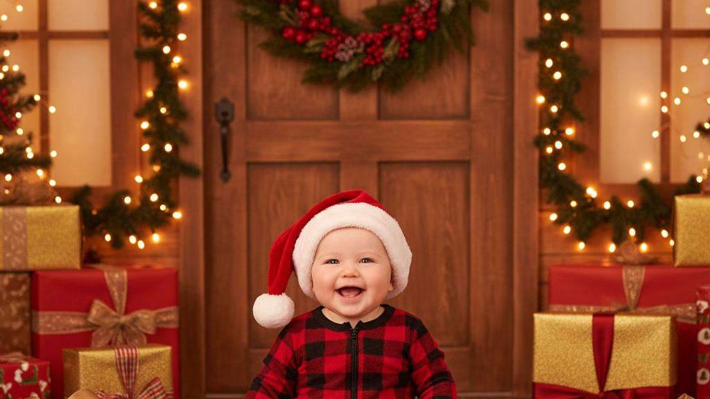 AI-generated holiday portrait themed kids photo by StudioShots