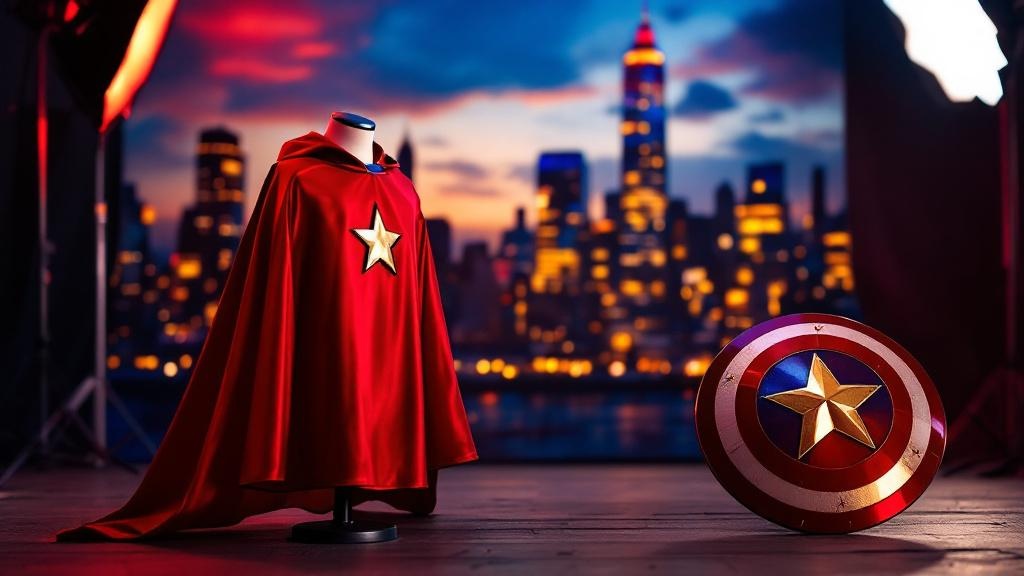 AI-generated superhero themed kids portrait by StudioShots